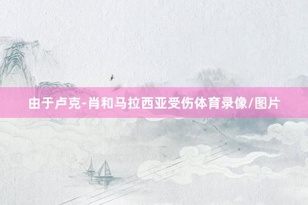 由于卢克-肖和马拉西亚受伤体育录像/图片