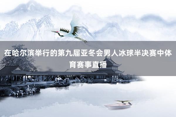 在哈尔滨举行的第九届亚冬会男人冰球半决赛中体育赛事直播