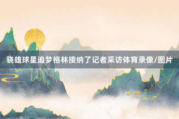 骁雄球星追梦格林接纳了记者采访体育录像/图片