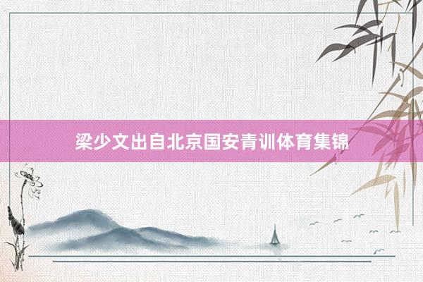 梁少文出自北京国安青训体育集锦